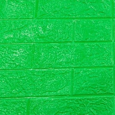 ⭐Gogoland⭐ Wallpaper Dinding Foam 3D / Stiker Wallpaper Dinding Mini Dekorasi / Wallpaper 3D R461-HIJAU TUA