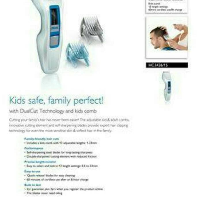 HOT PROMO Philips Hair Clipper Alat Cukur Rambut Pencukur rambut HC 3426 ORIGINAL TERMURAH