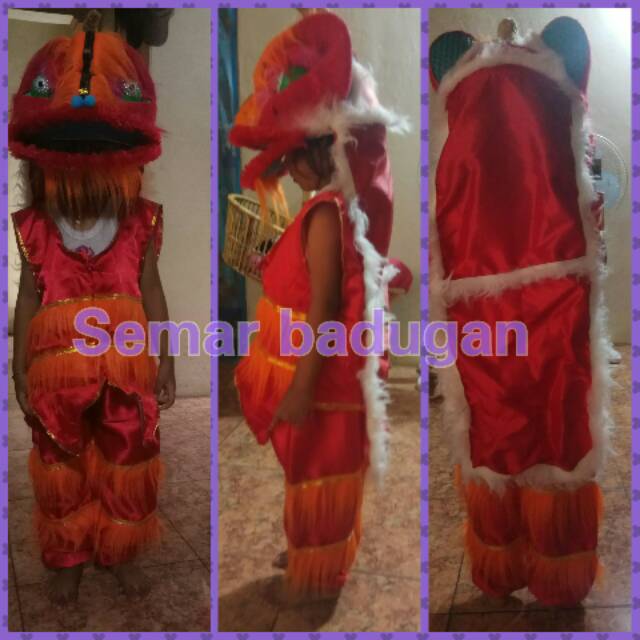 BARONGSAI Full SET NYALA + ROMPI + CELANA WARNA TERLENGKAP SPECIAL TERLARIS LIONG BARONGAN