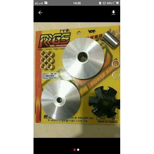 Big pully RRGS mio Pully mio full set RRGS Berkualitas