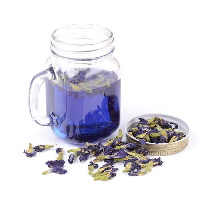 

Butterfly pea flower tea teh bunga herbal 100 gram kembang telang