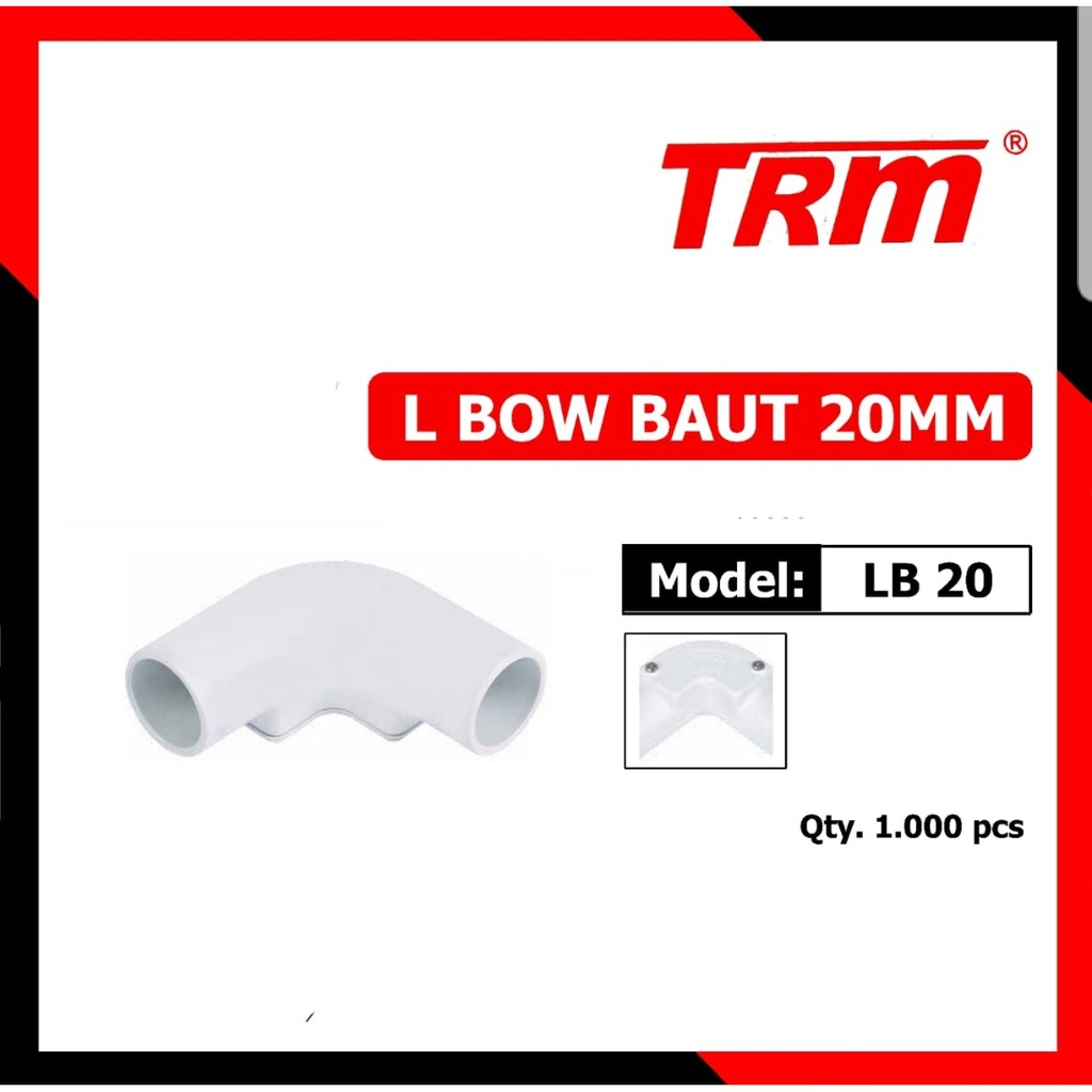 Trm LB-20 Elbow Baut Pipa Listrik 20MM / Knee Keni Lbow Baut Pipa Listrik