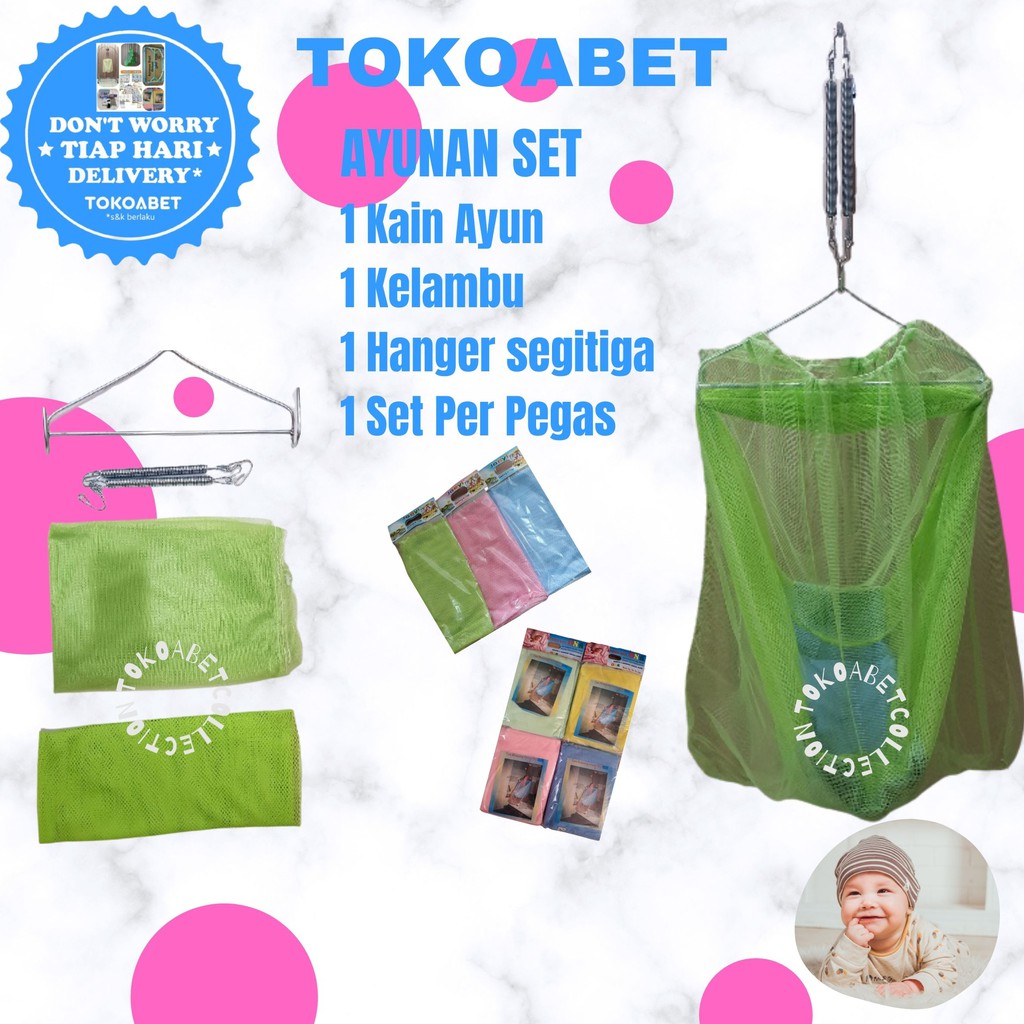 PAKET MESIN AYUN BAYI GT BABY WJ BABY SANXIXING OTO dan SET AYUNAN BAYI Warna TOKOABET