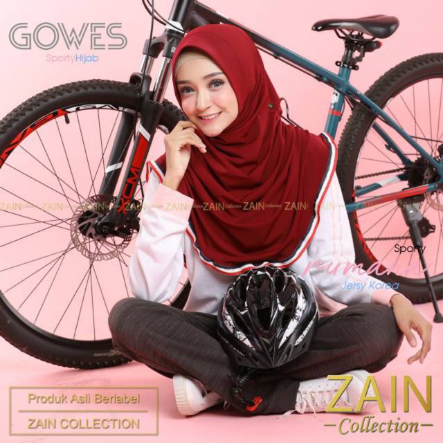 (PROMO) Jilbab Sport / Bergo Sporty Olahraga / Jilbab Instan Dewasa Best Seller