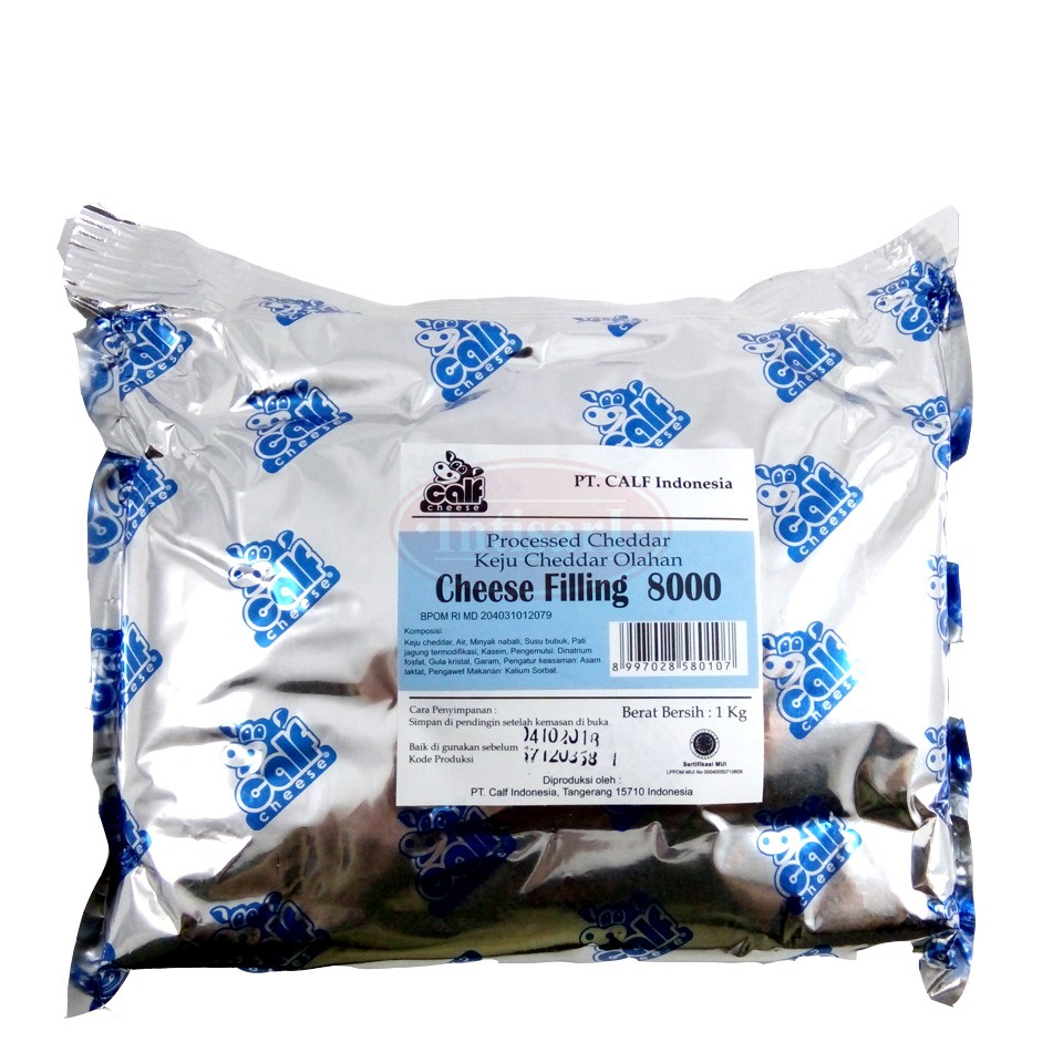 Calf Cheese Filling 8000 Pasta Keju FIlling 1Kg