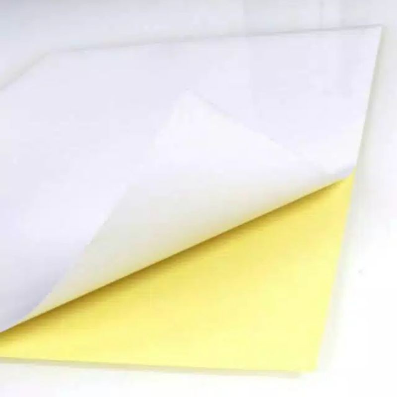 

Kertas stiker F4 kilap / mirrorcoat / cast coat tanpa merk