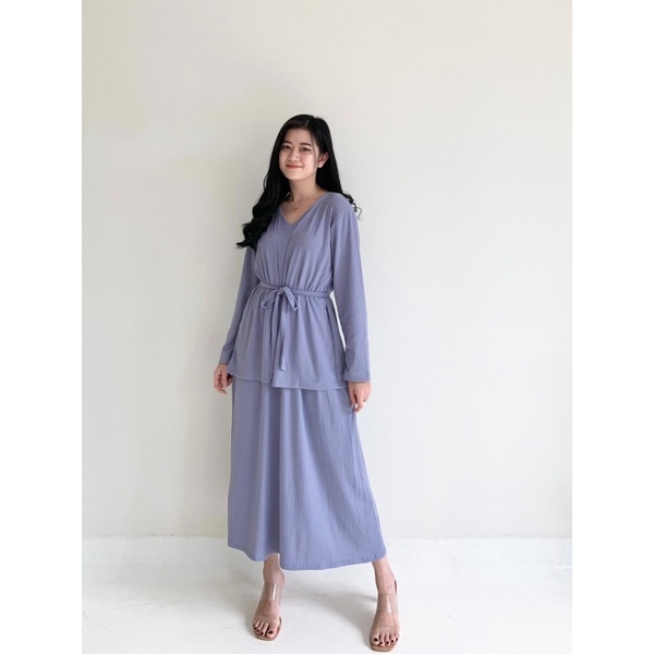 Stella 3 in 1 Set (Set Outer Dress Premium super comfy)