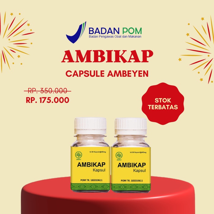 

AMBIKAP ORIGINAL - Obat Ambeien & Wasir BAB Berdarah Benjolan di Dubur