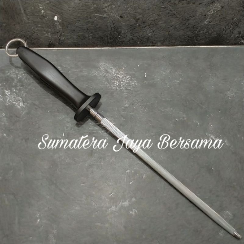 Asahan pisau stik Sharpening steel Honing steel Stick pengasah pisau 10 inch Carl Schlieper Germany