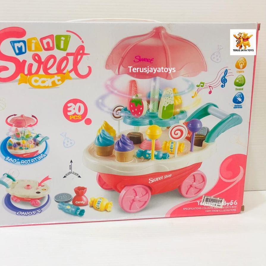 _ Q1Q TJT MAINAN TROLLEY ES KRIM 14656 ICE CREAM STROLLER NEW Spesial order ✅