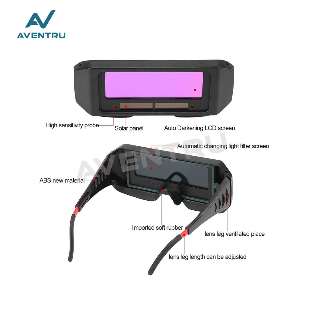 Kacamata Welding Goggle Kacamata Las Autodark Auto Darkening Kaca Mata Otomatis Gelap