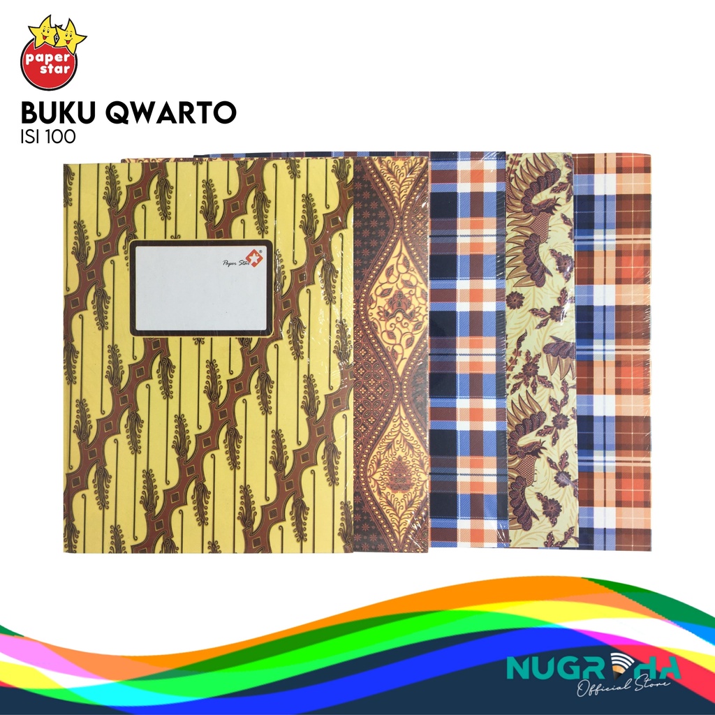 

Buku Qwarto Paperstar Isi 100