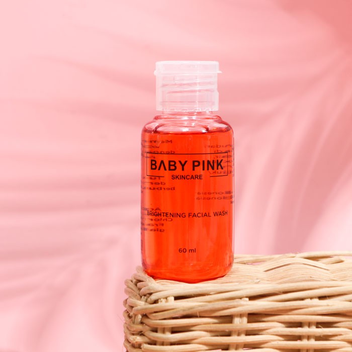 Baby Pink Skincare Brightening Facial Wash Membersihkan &amp; Mencerahkan Wajah Aman Resmi BPOM Halal