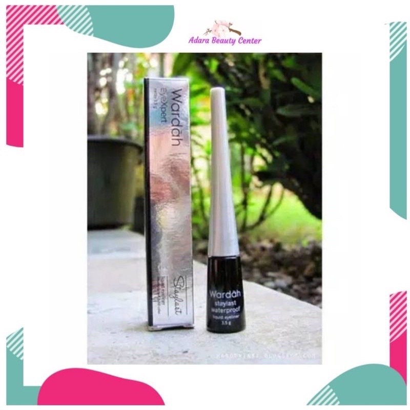 [ic.x] wardah eyexpert staylast eyeliner liquid 3,5 gr -- wardah eyeliner liquid staylast