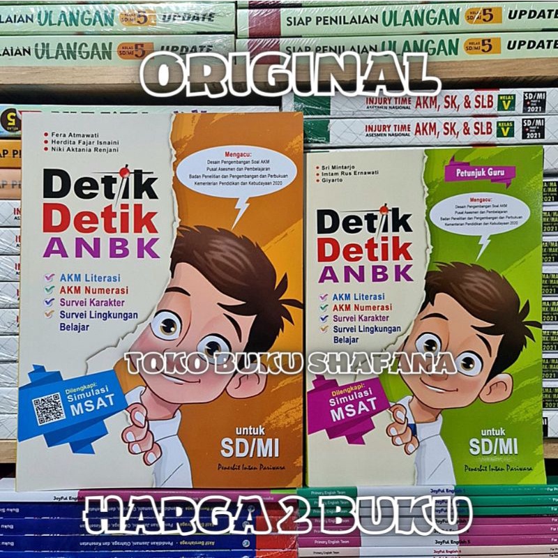 ORIGINAL Buku Detik Detik ANBK SD/MI Plus Kunci Jawaban Intan Pariwara