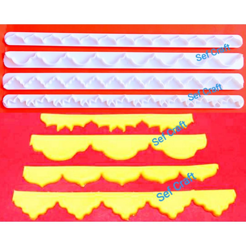 

Straight frill cutter 4 / set Linuo import