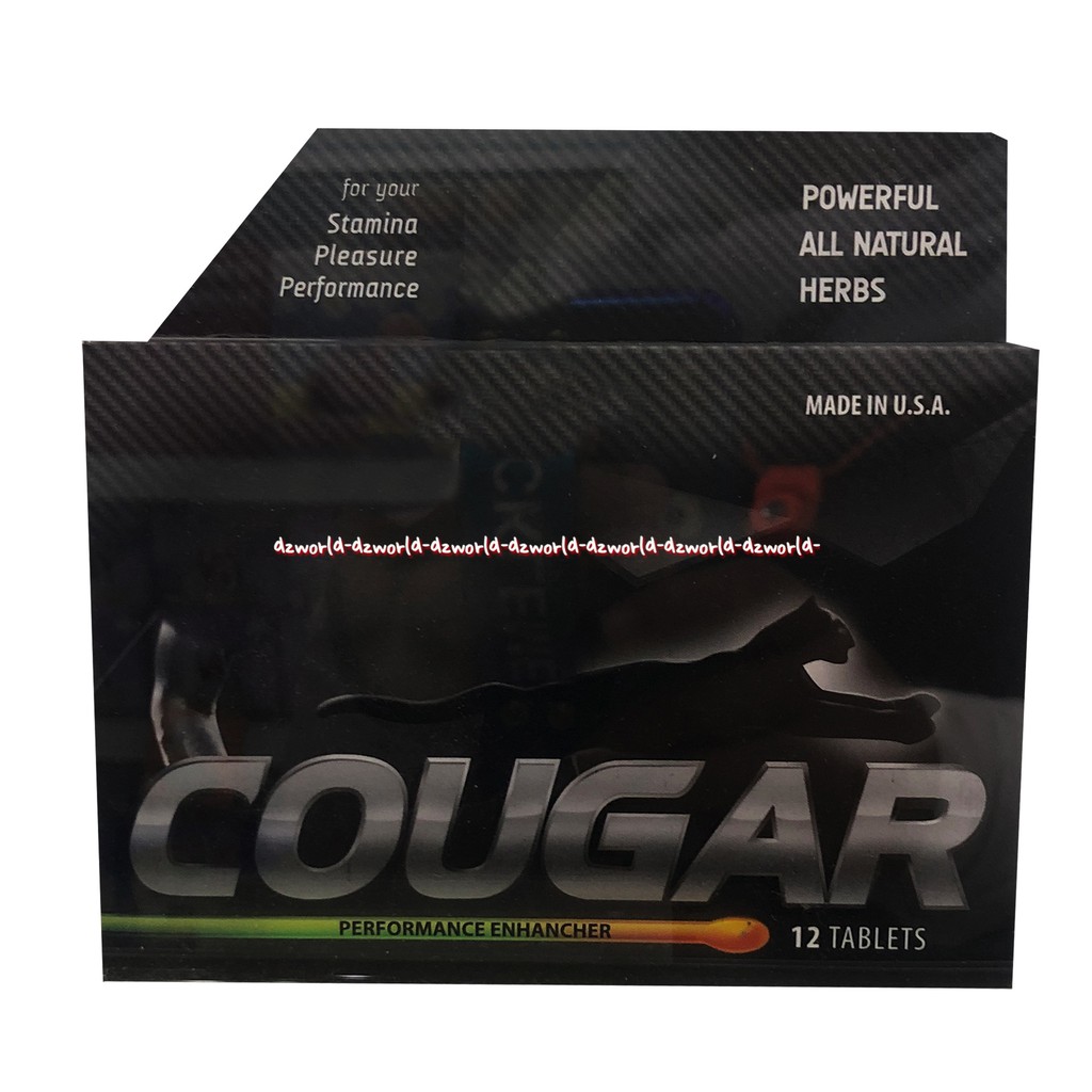 Cougar 12Tablets Performance Enchancher Supplement Kesehatan Pria