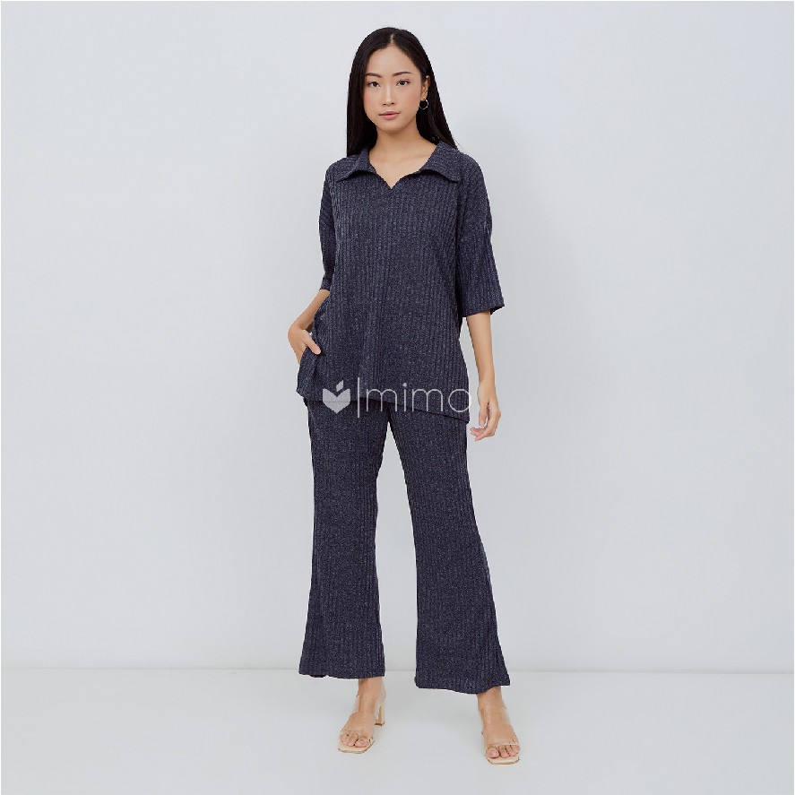 Dhya Knit Set-Navy