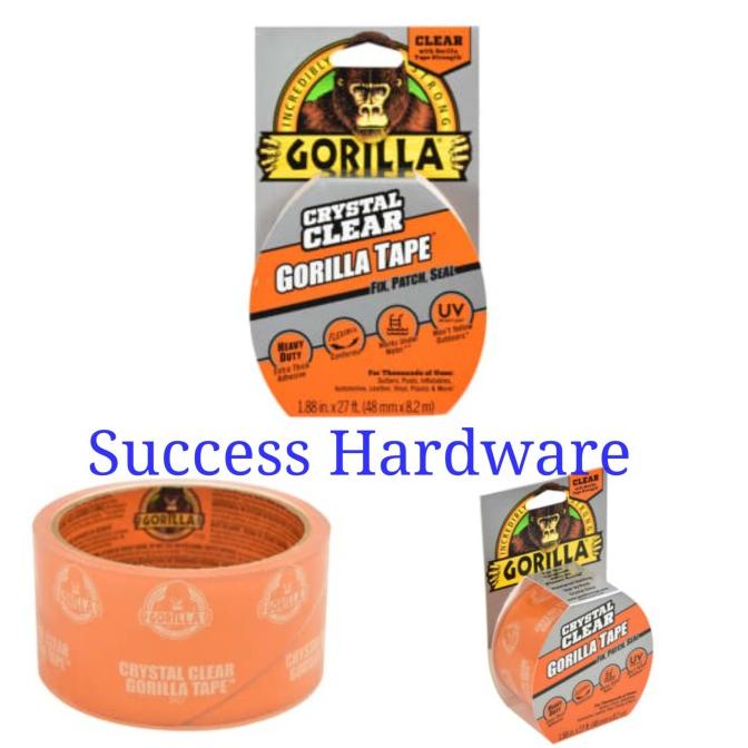 

GORILLA ISOLASI HEAVY DUTY CLEAR 48 MM STRONG TAPE CRYSTAL 1.88 INC CL