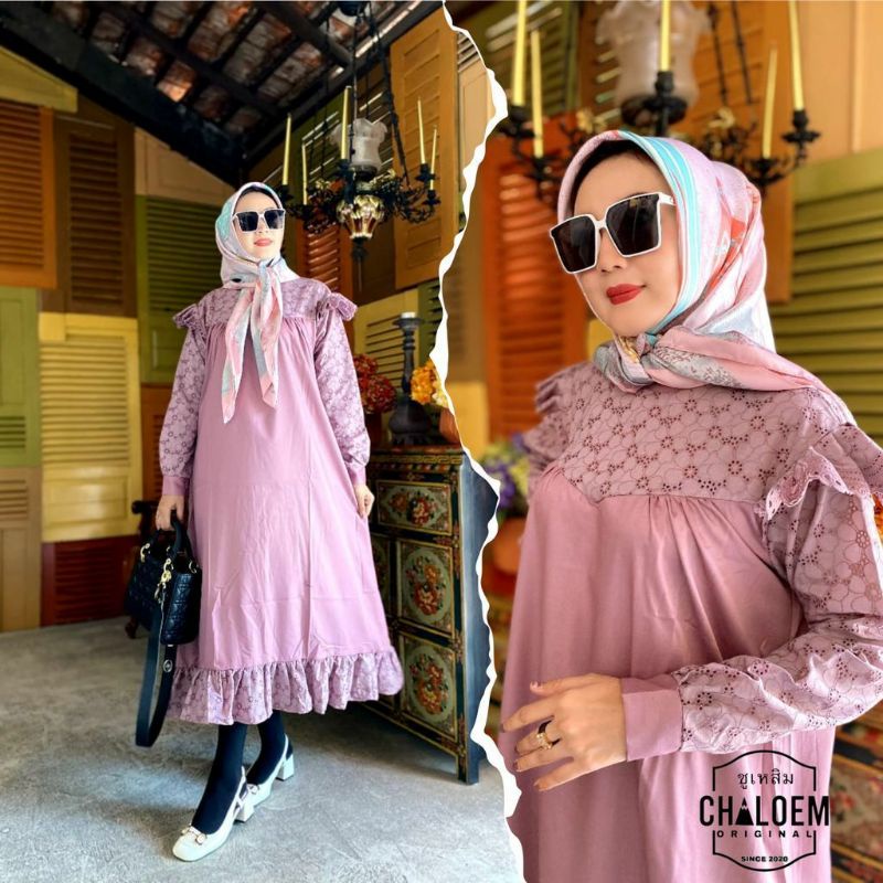KIKI MIDI DRESS BY CHALOEM ORIGINAL TERBARU