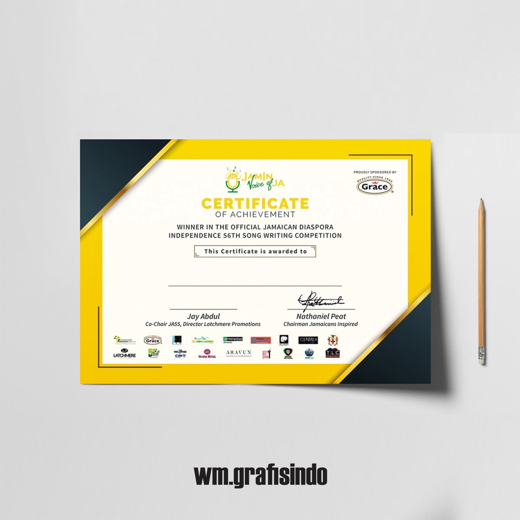 

Cetak Sertifikat Custom Piagam A4 A5