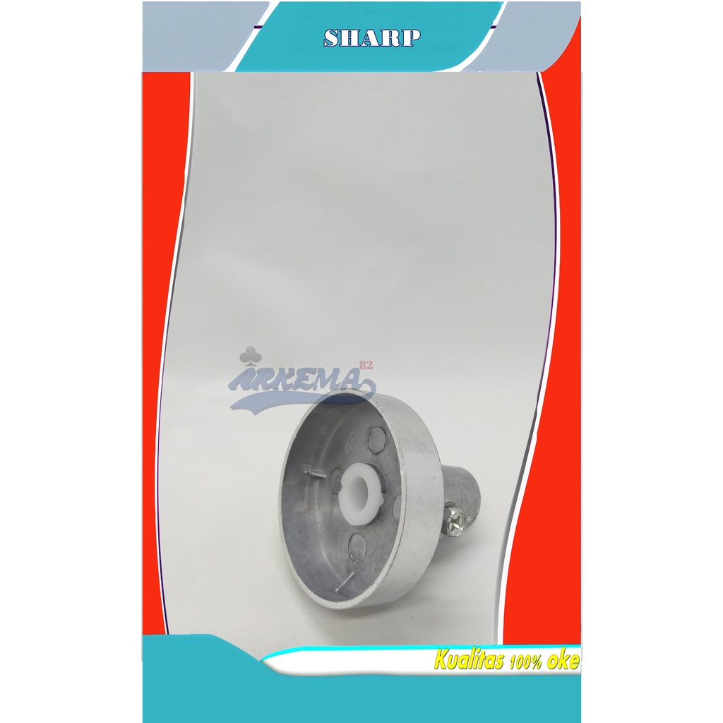 PULLY MOTOR DINAMO SPIN PENGERING SHARP 12MM - 10MM | PULI / PULEY TIANG AS SAMBUNGAN KE TABUNG