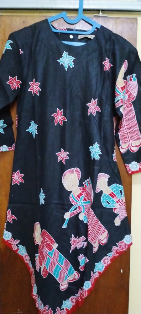 Atasan Batik Dolby Dolbi Dobby Doby Tenun Sutra Tulis Halus Katun Atbm Baron ,sarombit Atasan