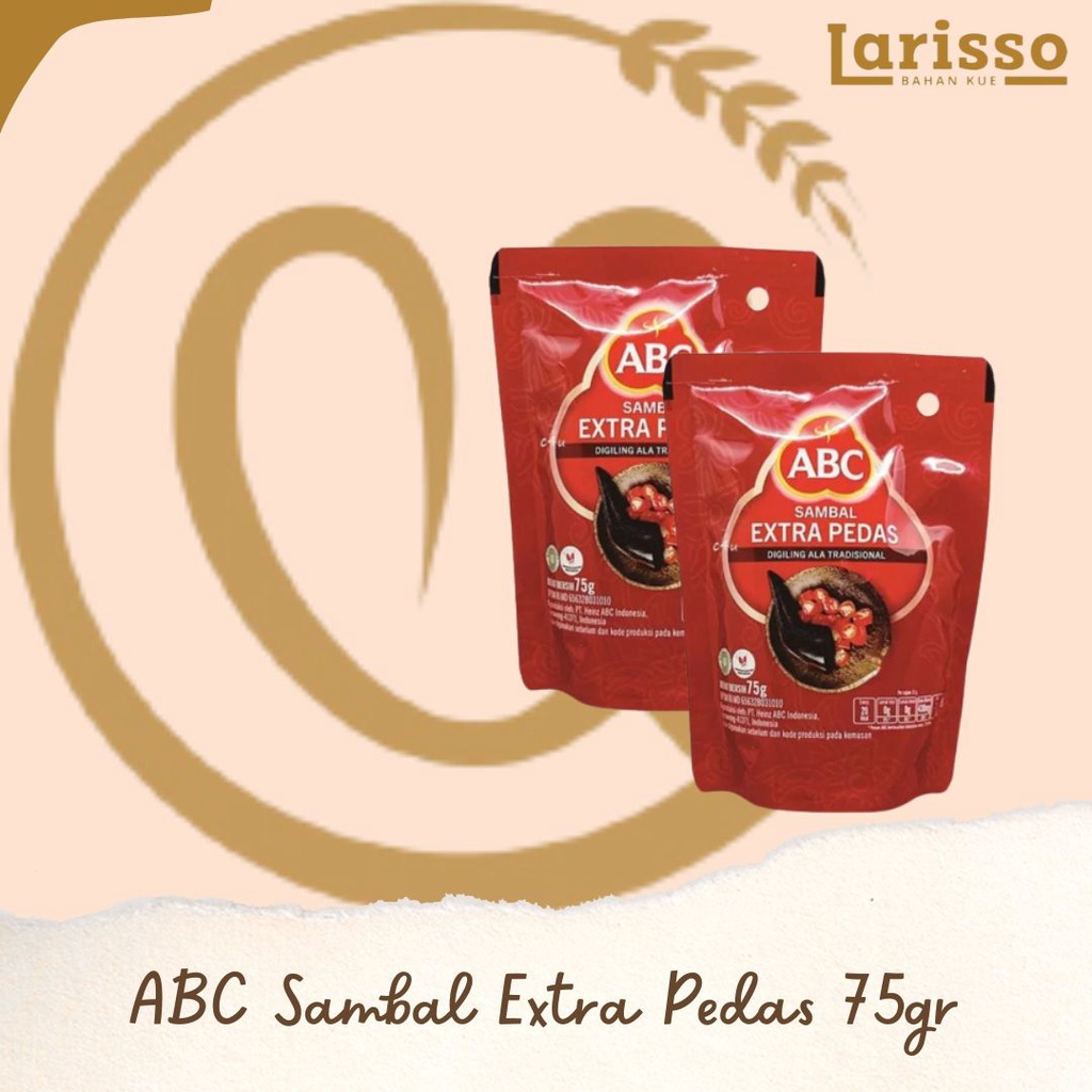 

ABC SAMBAL EXTRA PEDAS 75GR