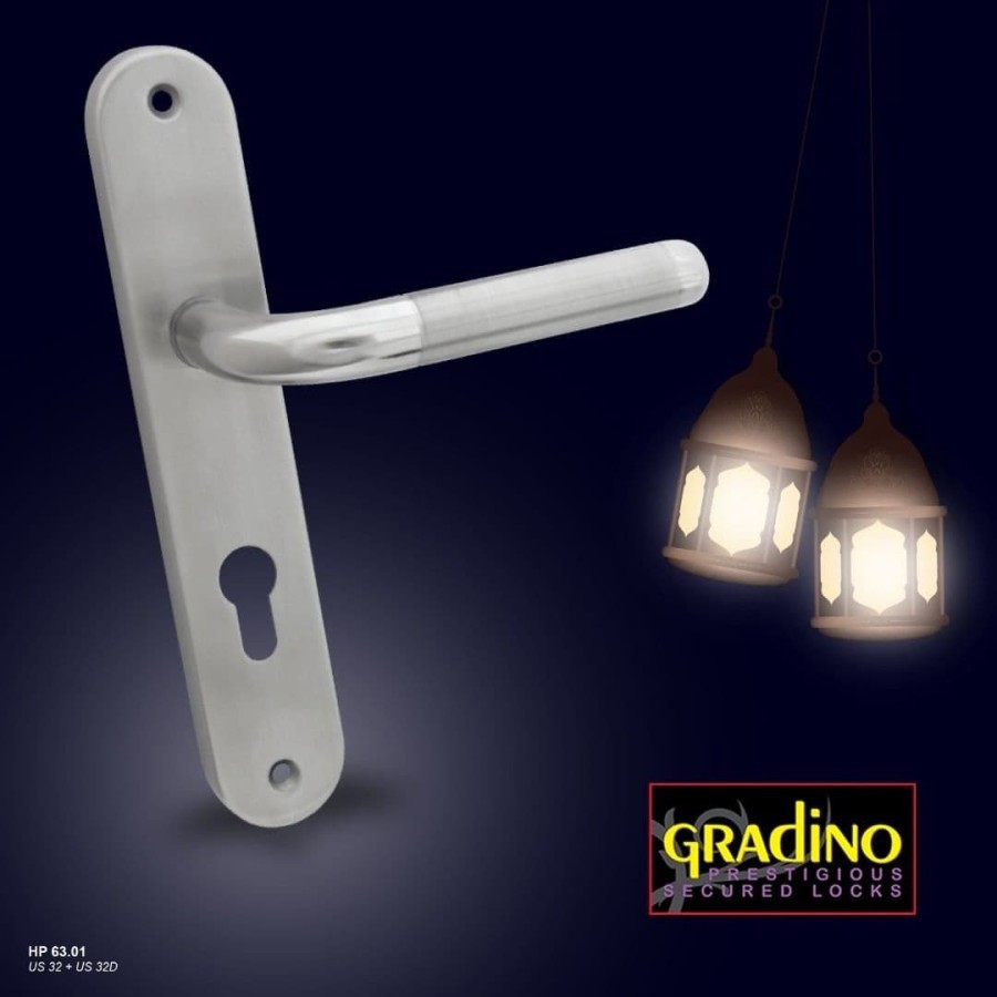 GRADINO - GAGANG PINTU/HANDLE PINTU GRADINO HP 63.01 STAINLESS STEEL SUS 304