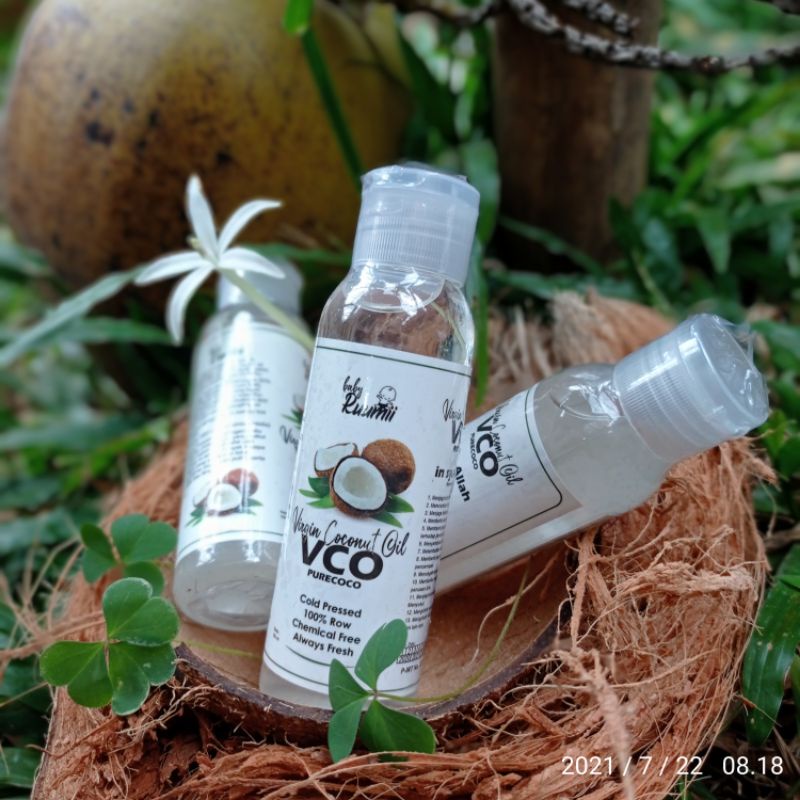 

[100ml Flip] Minyak Kletik VCO Virgin Coconut Oil Minyak Kelapa Murni 100% Grade A | Baby Ruumii