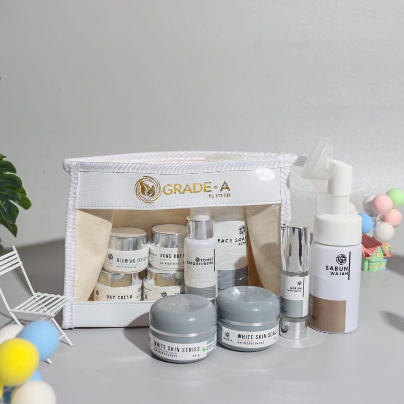 PAKET LENGKAP PLUS SERUM GRADE A BY TM CO SKINCARE