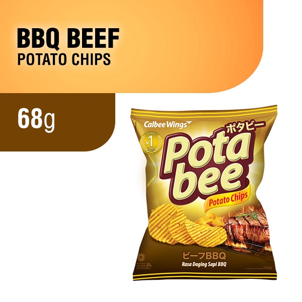 

POTABEE Keripik Kentang BBQ BEEF 68GR