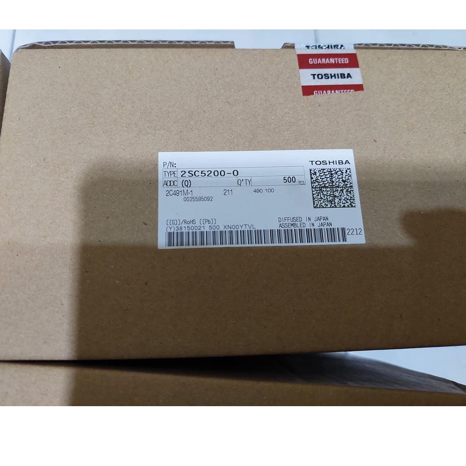 [DCL] Transistor TOSHIBA 2SA1943 2SC5200 A1943 C5200 JAPAN BAGUS 477