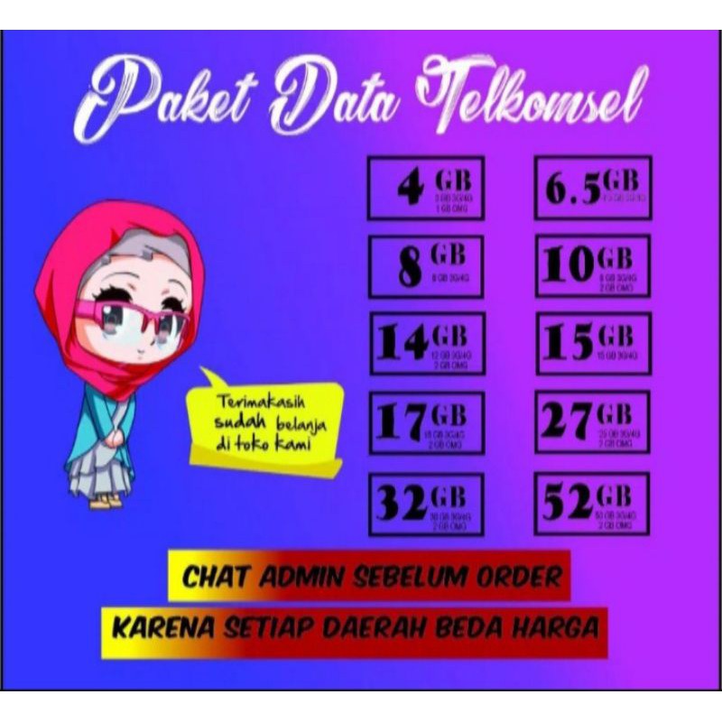 INJECT KUOTA TELKOMSEL DADAKAN 24JAM ALL JARINGAN