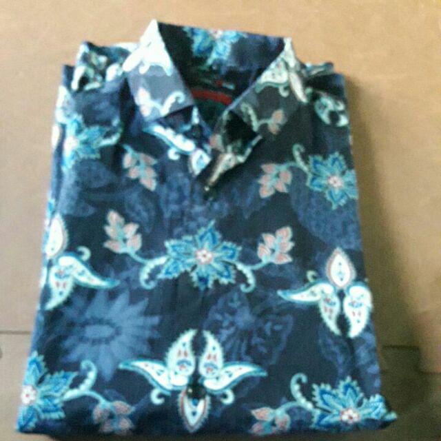 Kemeja Batik Pria Modern Slim Fit Lengan Panjang Odl 142