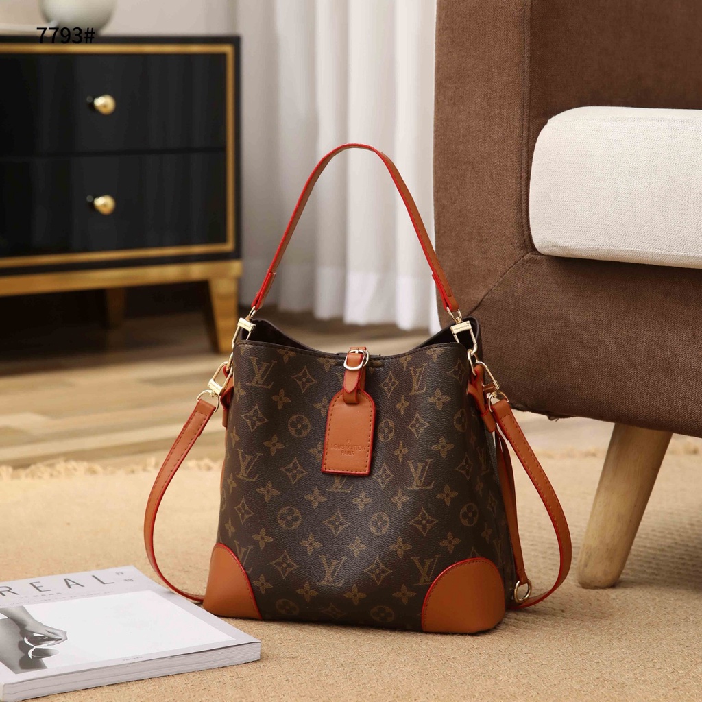 Bucket Shoulder Bag in Monogram 7793