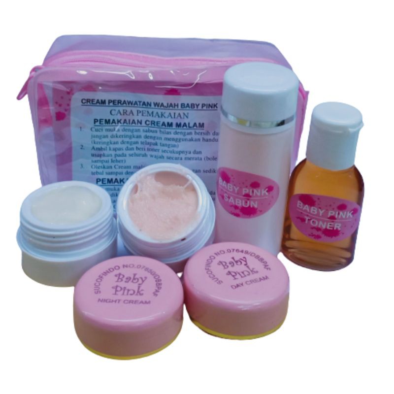 PAKET CREAM BABY PINK 15GR BAGUS SEGEL