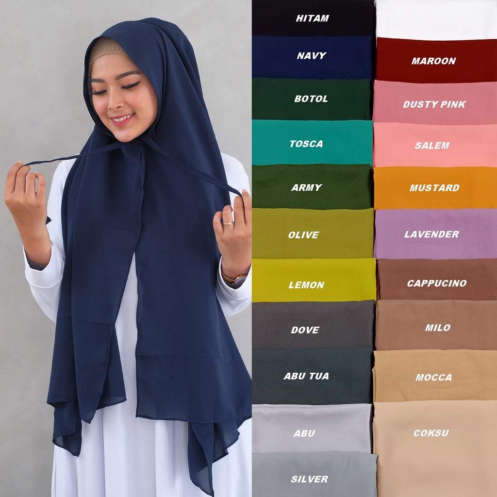 Hijab Thalia Pashmina Tali Diamond  175 x 75cm