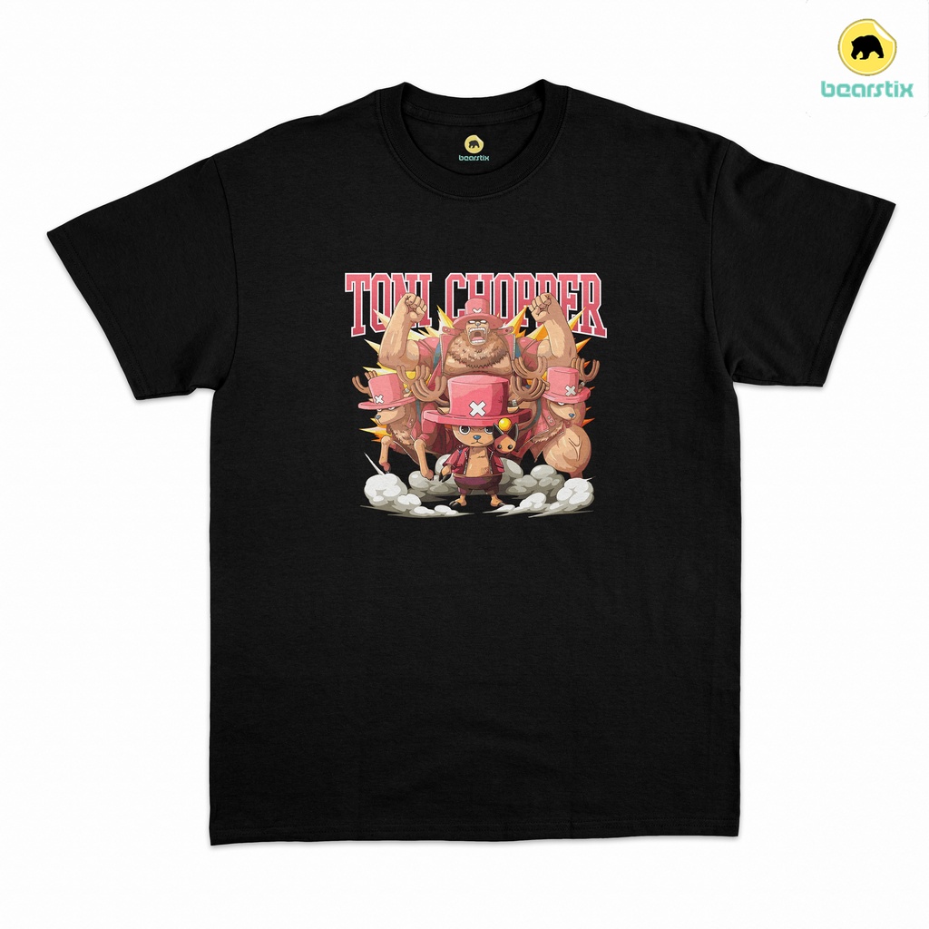 BEARSTIX - Tshirt Vintage Bootleg Anime - Baju Tony Chopper - Kaos One Piece - Tshirt Mugiwara