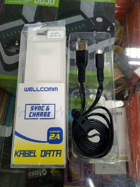 Kabel Fast Charger Wellcomm Android Micro 2A