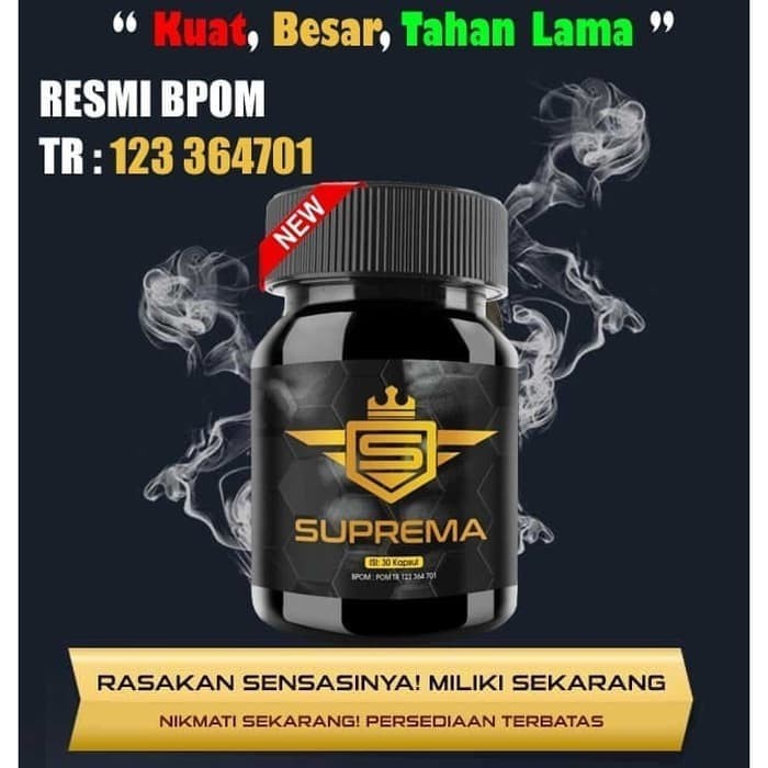 Suprema Original  Obat Kuat Pria Pembesar Herbal Ampuh