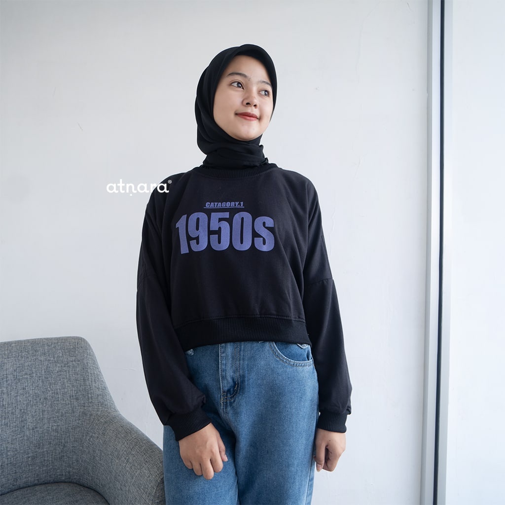 Nara Grosir - 1950s Sweater | Sweater Crop Wanita
