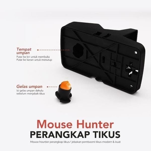 Mouse Hunter Perangkap Tikus Otomatis beli 1 gratis 2