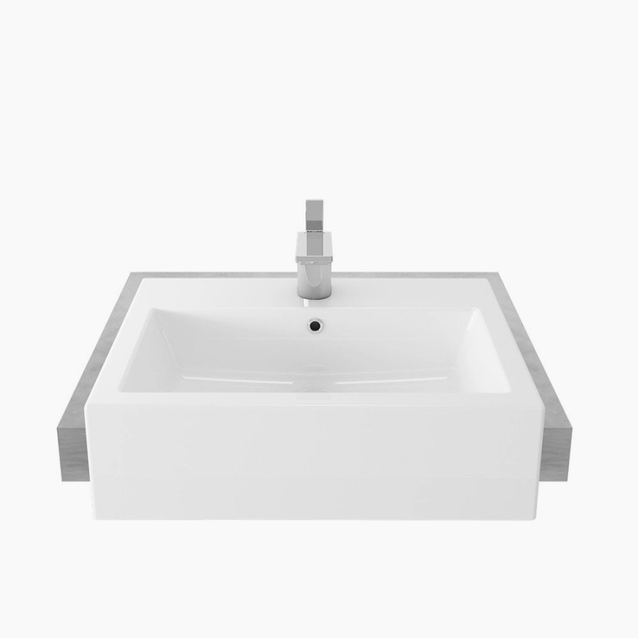 Wastafel Toto LW 647 CJ / LW647CJ (Body Only) Model Tanam
