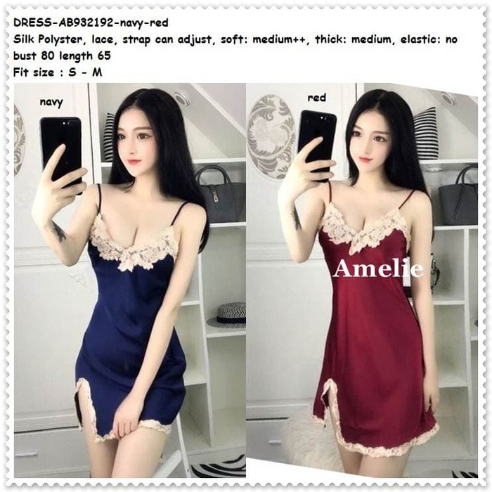 NEW SALE Sexy Lingerie Mini Dress Daster Wanita Dewasa Lace Silk Korea Import SELLER.