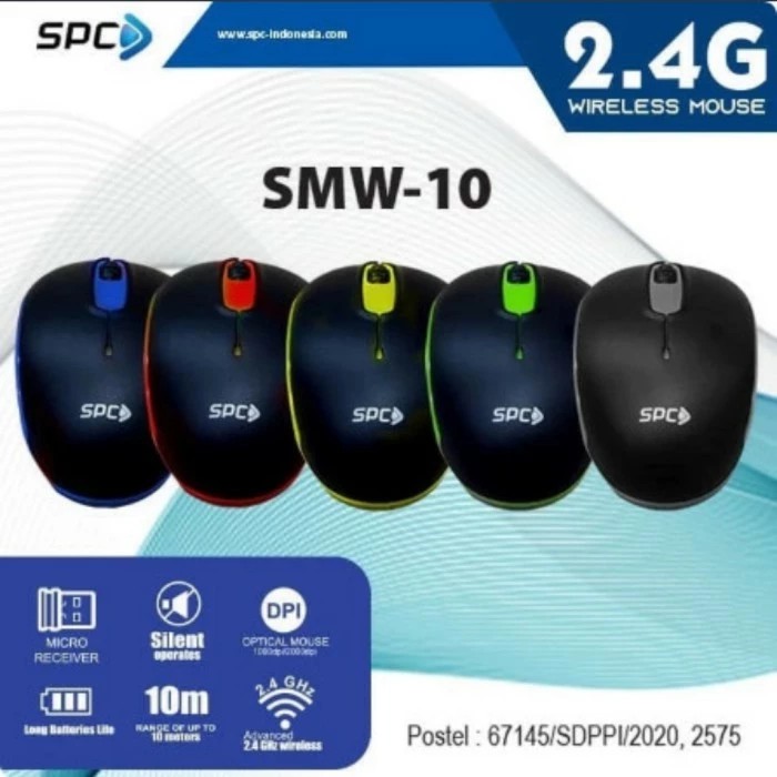 Mouse Wireless SPC SMW-10 Free Batre