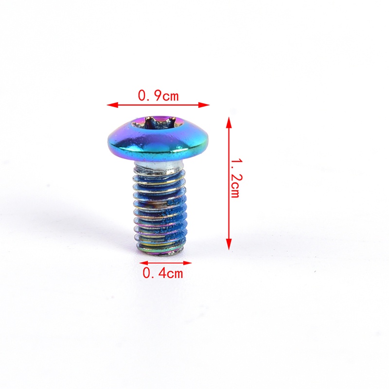 12 Pcs Baut Rotor Rem Cakram M5x10mm Untuk Sepeda