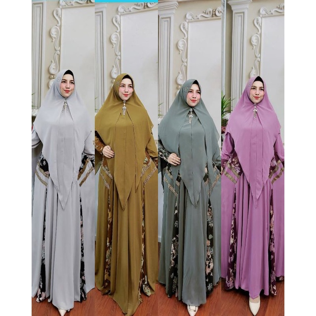 NASHA NEW COLLECTION By JULIANA  SYAR'I ORI Gamis Syari Original Kekinian Terlaris Termurah Bestsell