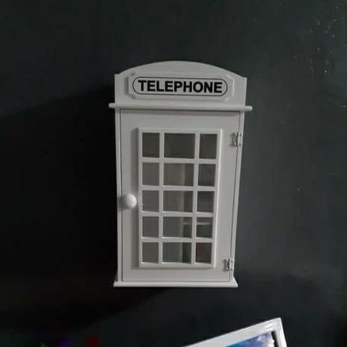 

READY COD Kotak Obat/ P3K Box Telepon London - Putih TERMURAH