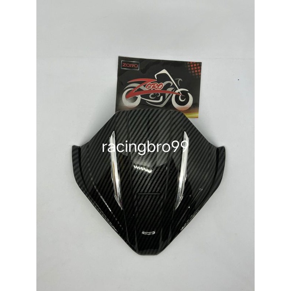 visor batok lampu carbon vario125 vario150 new zoro